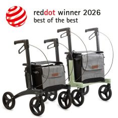 Koop Rollz Air carbon rollator - Incl. gratis rugsteun in Lichtgewicht rollators bij Medicura Zorgwinkel - Medicura Zorgwinkel - 1