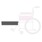 Leen Gipssteun t.b.v. rolstoel - linkerbeen in Rolstoel accessoires bij Medicura Zorgwinkel - Medicura Zorgwinkel - 1