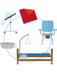 Leen Hoog-laag bed en antidecubitusmatras compleet pakket in Hoog-laag bedden bij Medicura Zorgwinkel - Medicura Zorgwinkel - 1