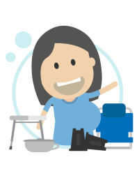 Leen Kraamhulpmiddelen pakket in Kraampakket bij Medicura Zorgwinkel - Medicura Zorgwinkel - 1