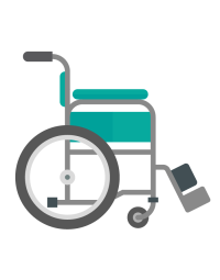 Leen Rolstoel met beensteunen in Rolstoelen bij Medicura Zorgwinkel - Medicura Zorgwinkel - 1