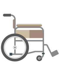 Extra brede rolstoel