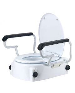 Toiletverhoger met armleuningen
