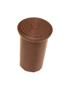 Koop Rubberdop voor wandelstok bruin 16 mm in Krukdoppen bij Medicura Zorgwinkel - Medicura Zorgwinkel - 1