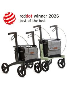 Koop Rollz Air carbon rollator - Incl. gratis rugsteun in Lichtgewicht rollators bij Medicura Zorgwinkel - Medicura Zorgwinkel - 1