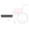 Gipssteun t.b.v. rolstoel - linkerbeen